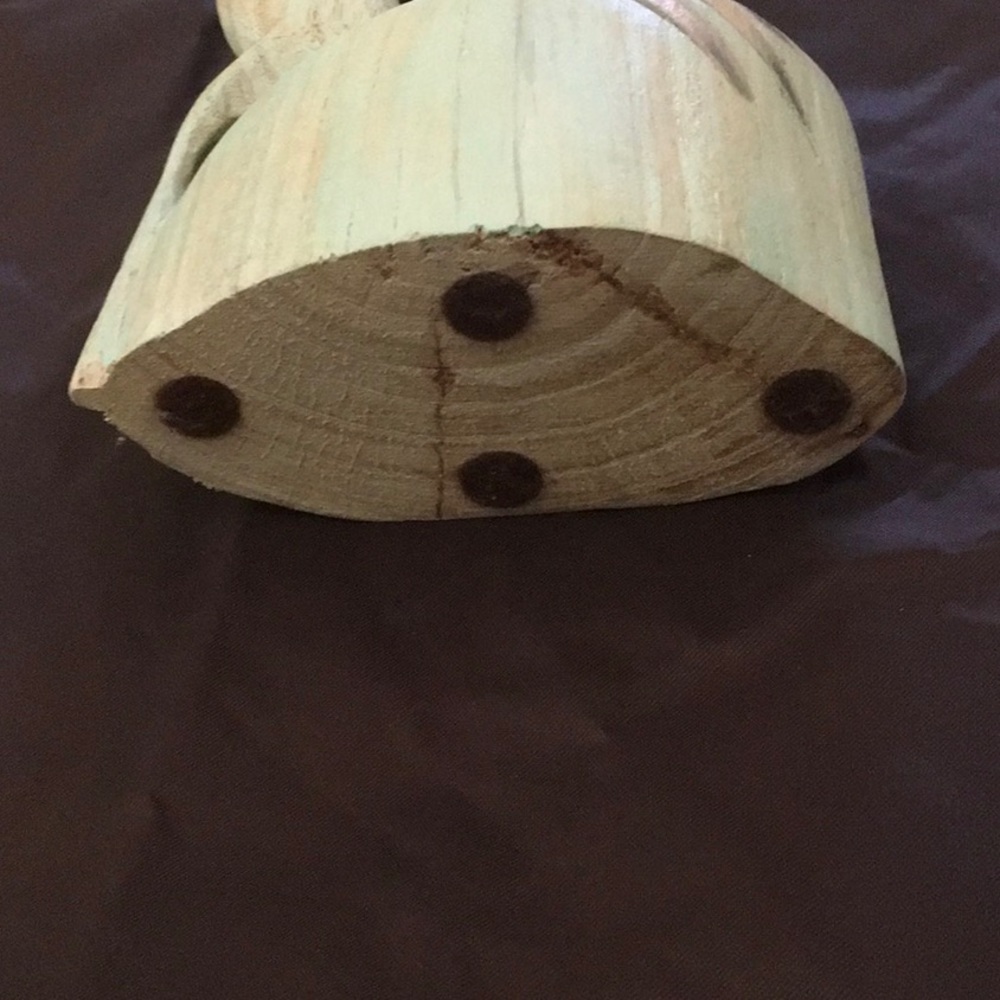 Wooden Great Egret Carving - Picture 3 of 3